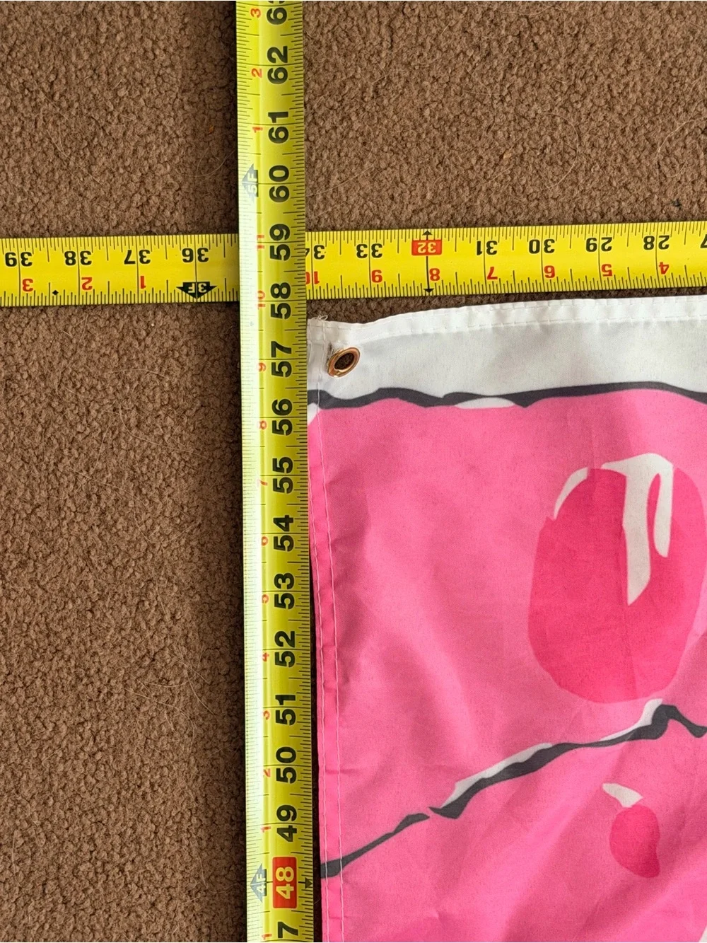 “Virginity Rocks”Danny Duncan Flag/Banner 5’x3’ Light Blue w/ O Rings on Corners